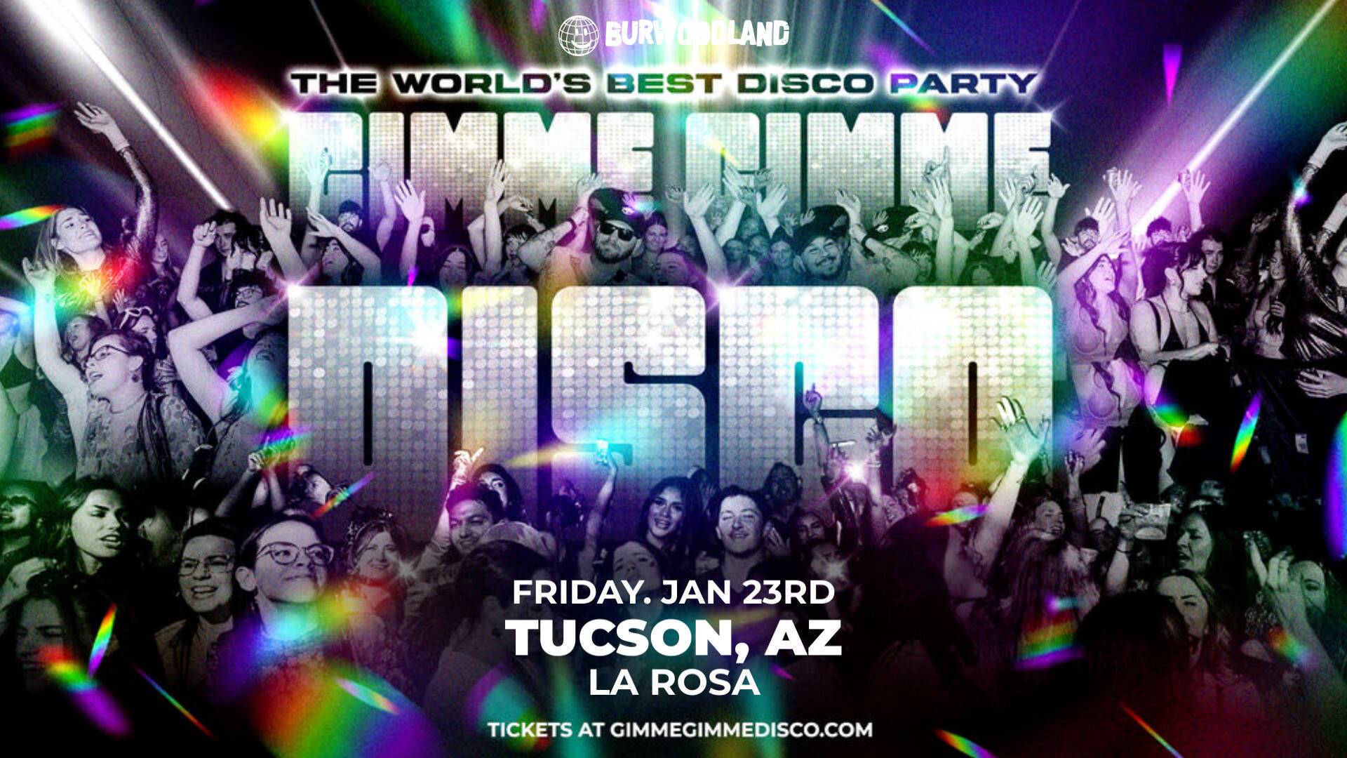 Gimme Gimme Disco at La Rosa